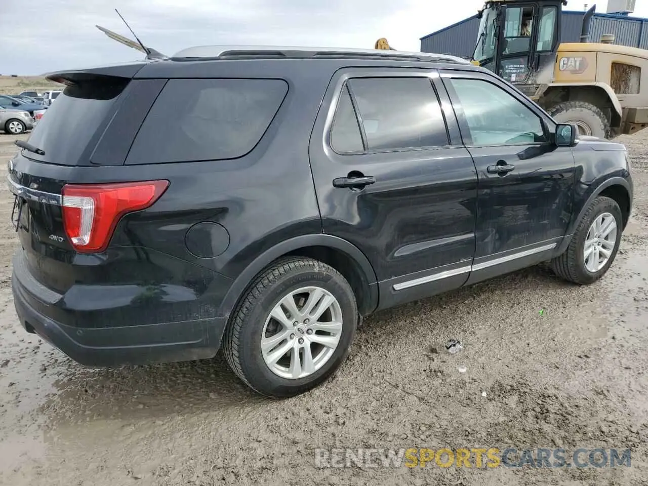 3 fotografías del automóvil dañado 1FM5K8D87KGA61866 FORD EXPLORER 2019