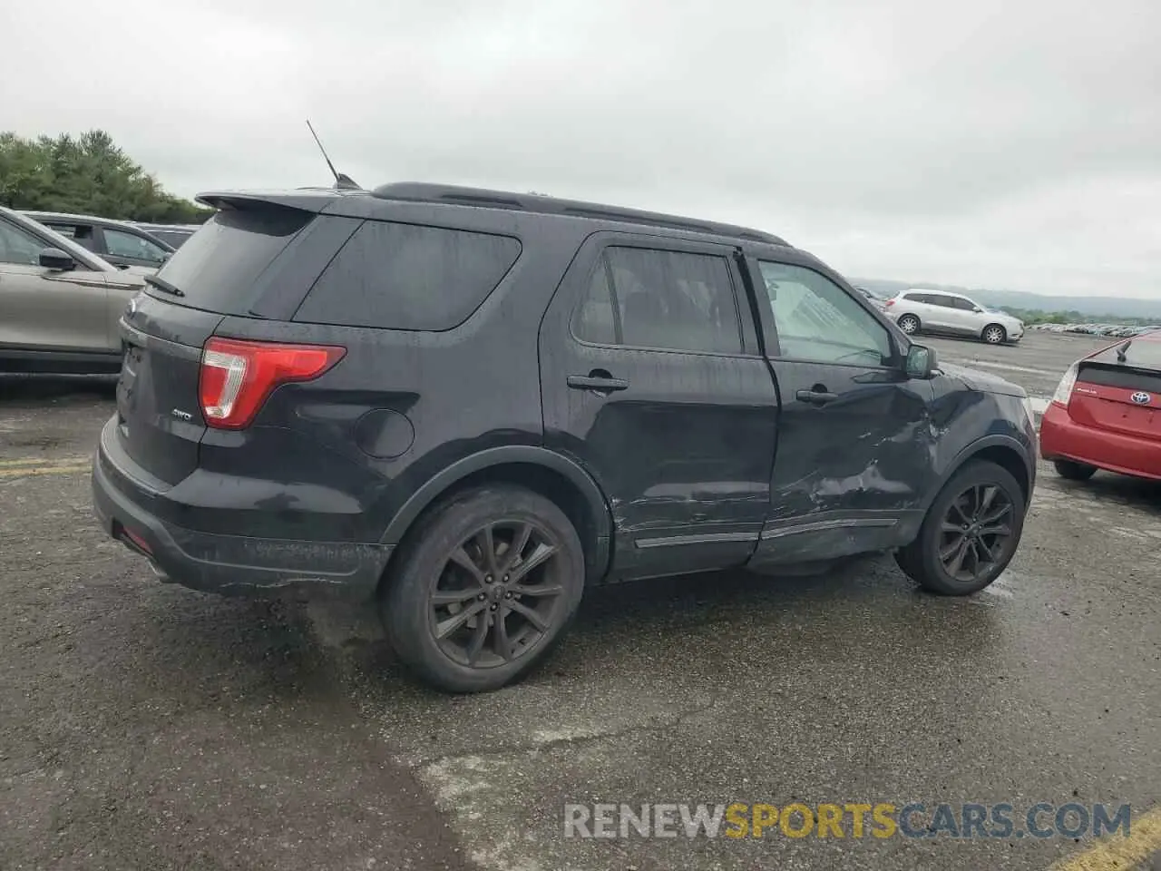 3 fotografías del automóvil dañado 1FM5K8D88KGA96786 FORD EXPLORER 2019
