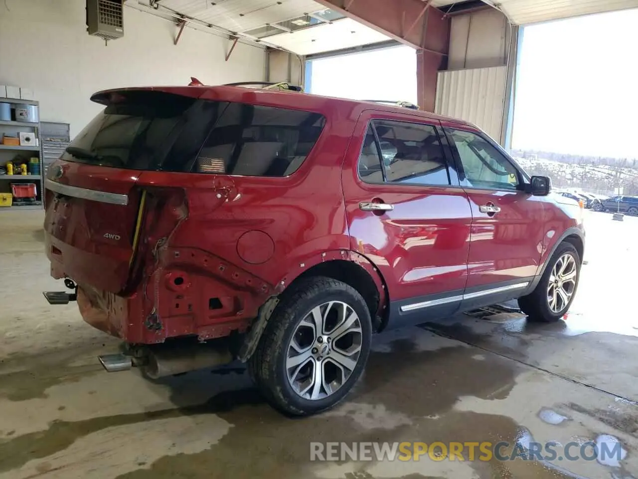 3 fotografías del automóvil dañado 1FM5K8F85KGA37594 FORD EXPLORER 2019