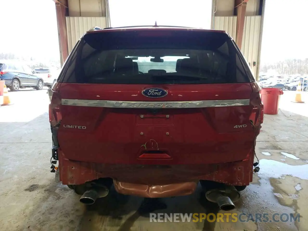 6 fotografías del automóvil dañado 1FM5K8F85KGA37594 FORD EXPLORER 2019
