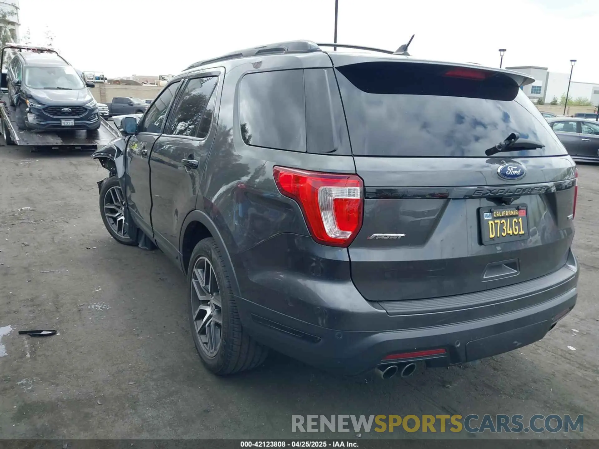 3 fotografías del automóvil dañado 1FM5K8GT0KGA77178 FORD EXPLORER 2019