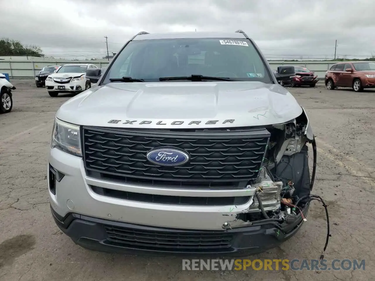 5 fotografías del automóvil dañado 1FM5K8GT0KGB13628 FORD EXPLORER 2019