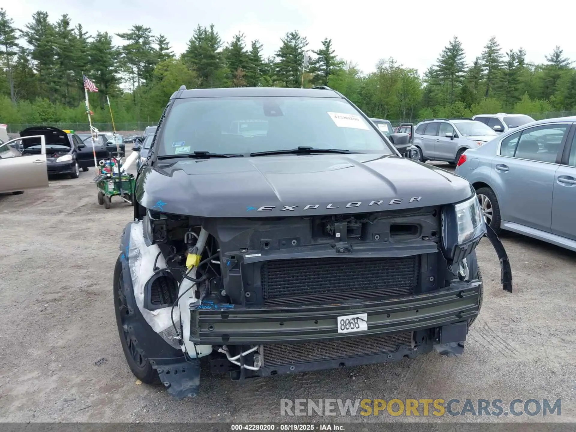 6 fotografías del automóvil dañado 1FM5K8GT0KGB50601 FORD EXPLORER 2019