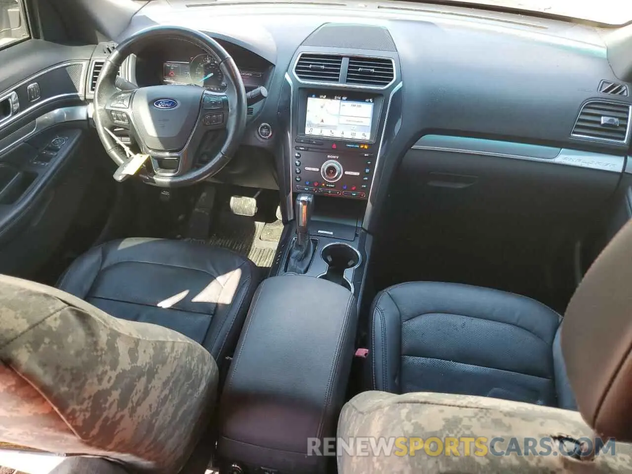8 fotografías del automóvil dañado 1FM5K8GT5KGA04842 FORD EXPLORER 2019