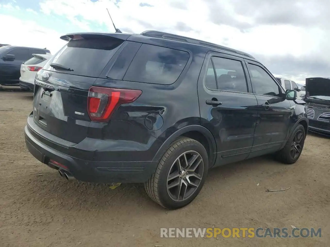 3 fotografías del automóvil dañado 1FM5K8GT9KGB08105 FORD EXPLORER 2019