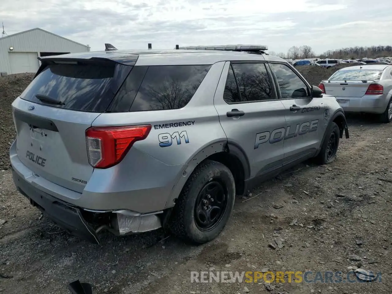 3 fotografías del automóvil dañado 1FM5K8AB0LGC93369 FORD EXPLORER 2020