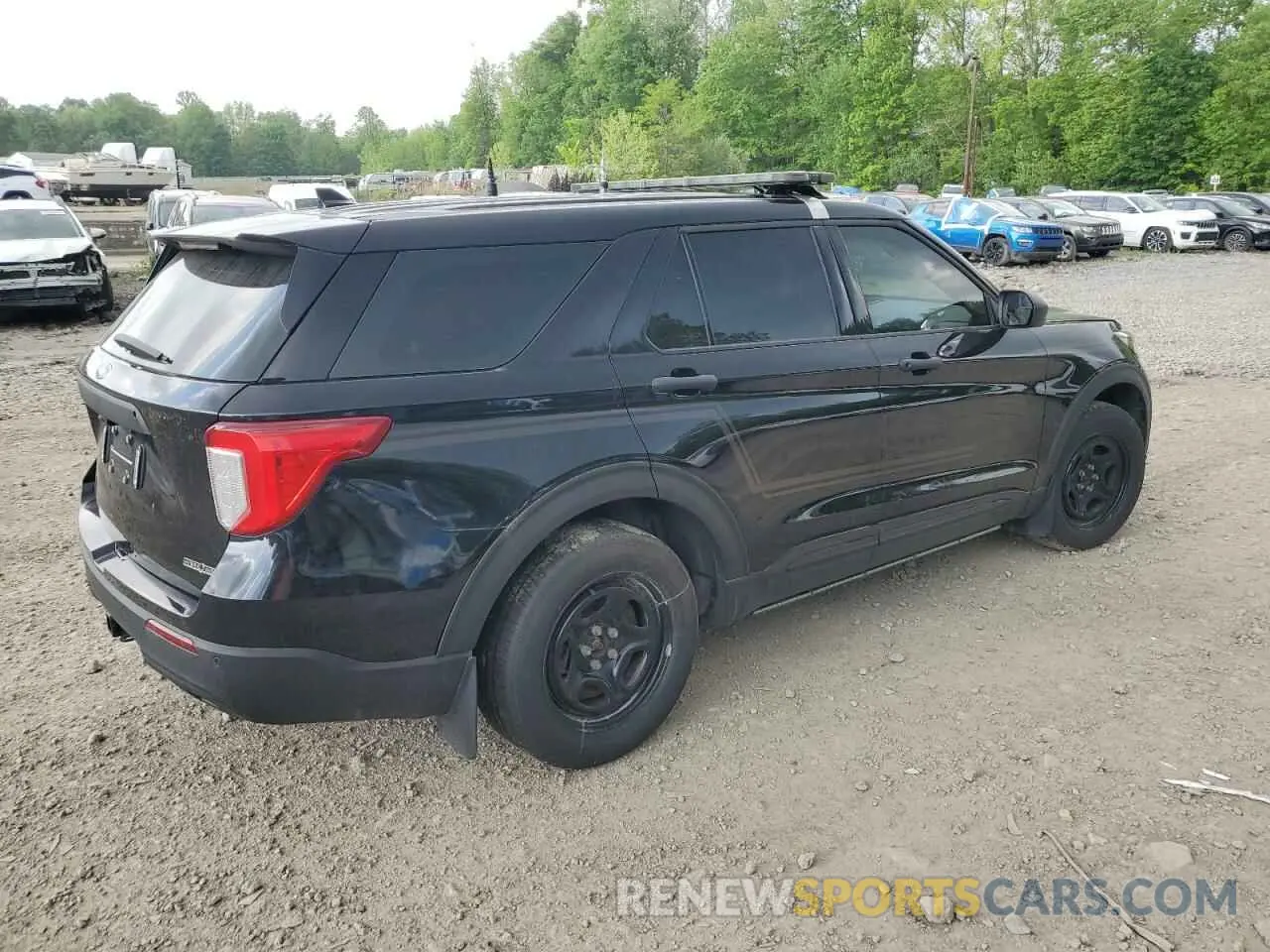 3 fotografías del automóvil dañado 1FM5K8AW0LGB23628 FORD EXPLORER 2020