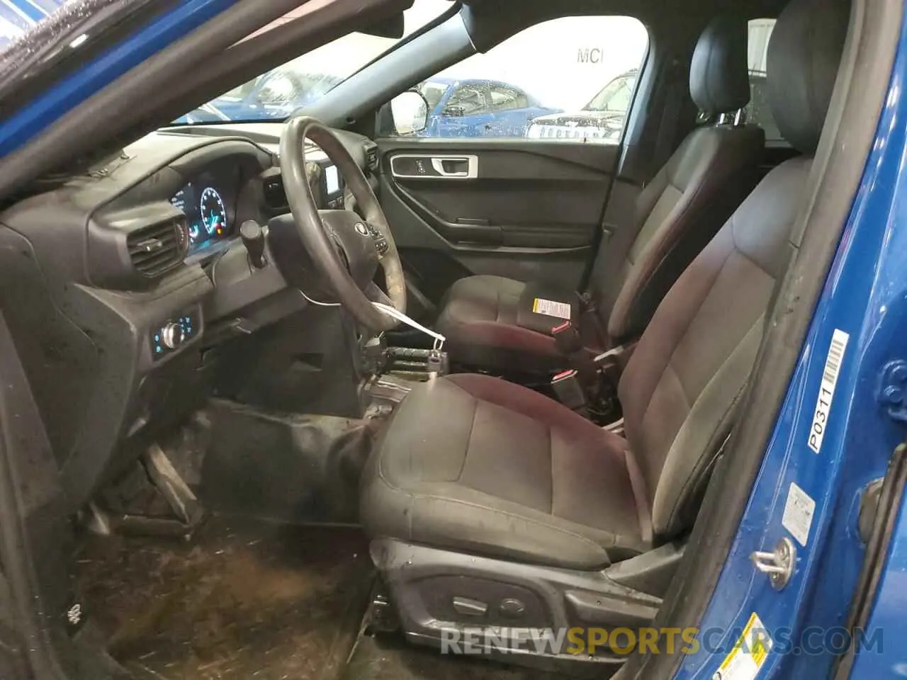 7 fotografías del automóvil dañado 1FM5K8AW4LGC14787 FORD EXPLORER 2020