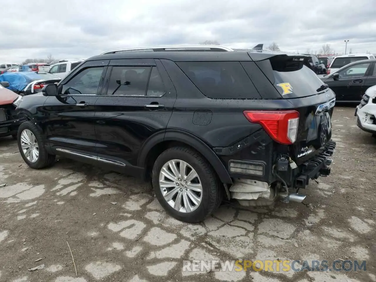 2 fotografías del automóvil dañado 1FM5K8FW7LGB96777 FORD EXPLORER 2020