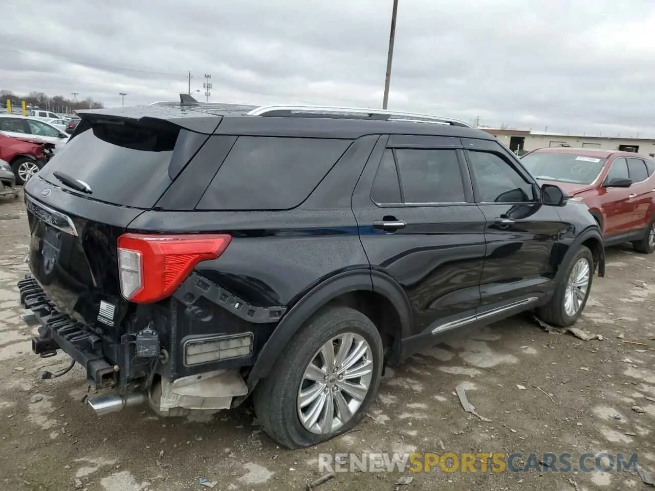 3 fotografías del automóvil dañado 1FM5K8FW7LGB96777 FORD EXPLORER 2020