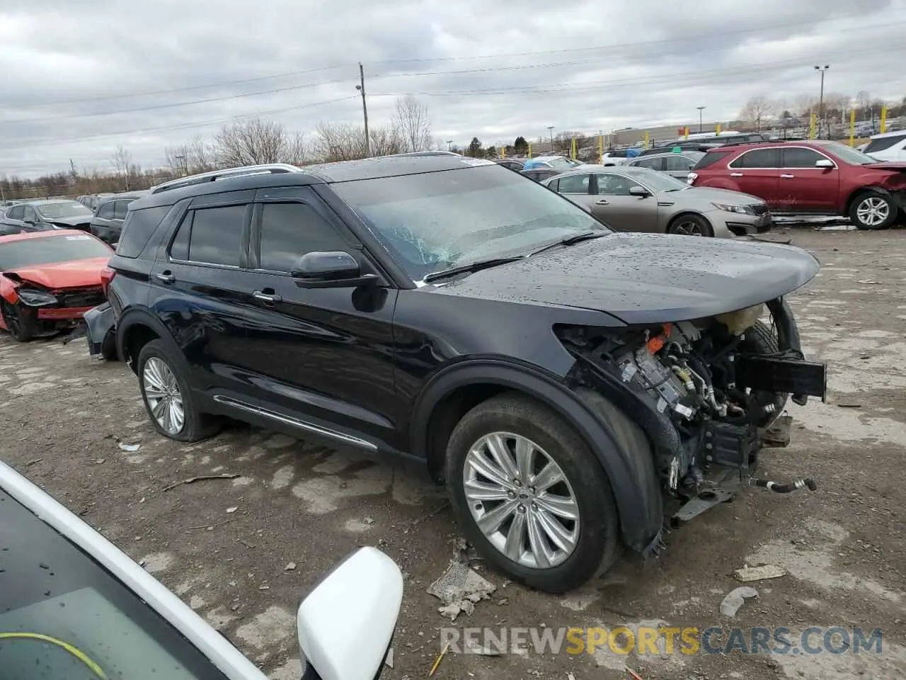 4 fotografías del automóvil dañado 1FM5K8FW7LGB96777 FORD EXPLORER 2020