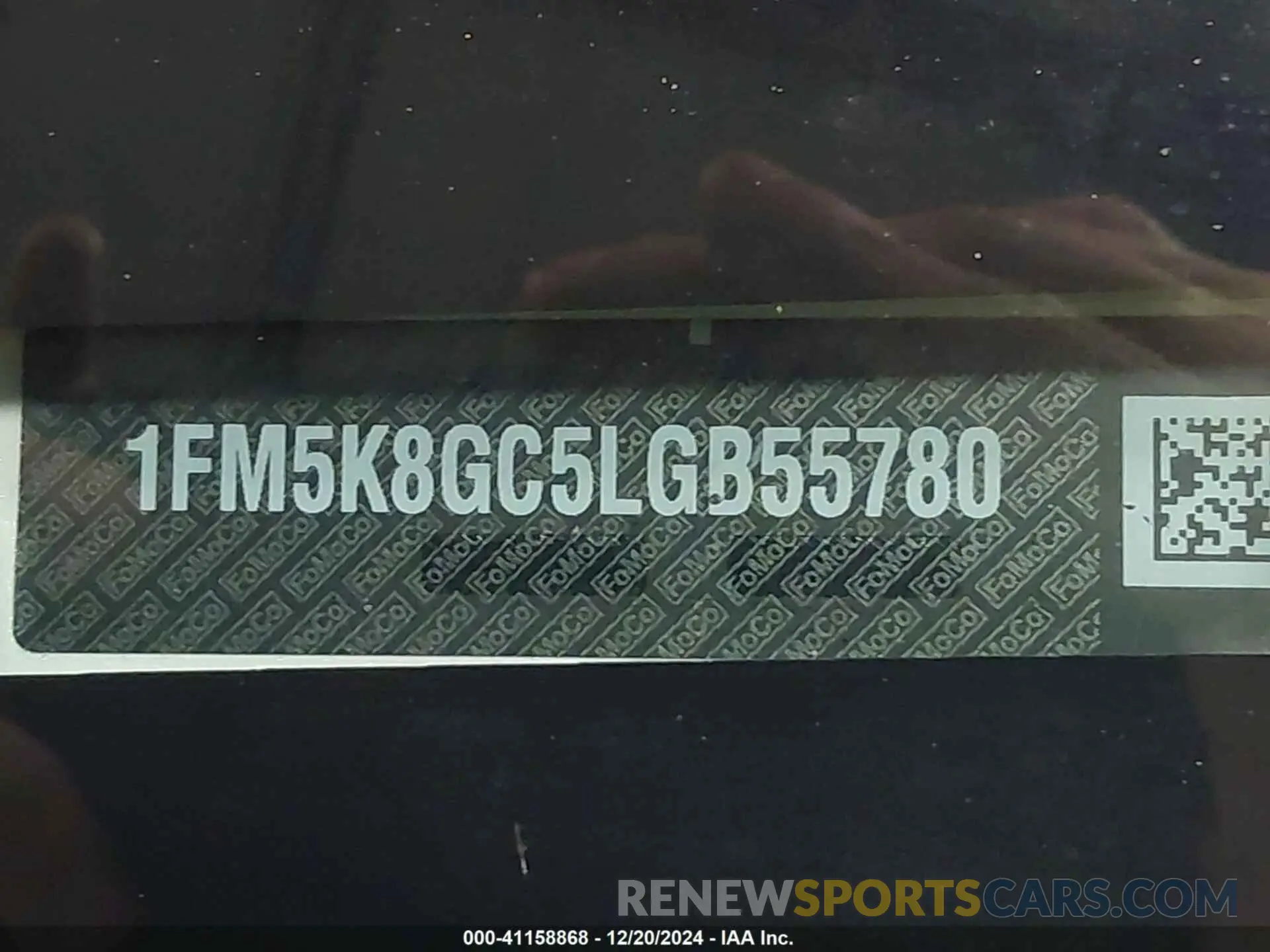 18 fotografías del automóvil dañado 1FM5K8GC5LGB55780 FORD EXPLORER 2020