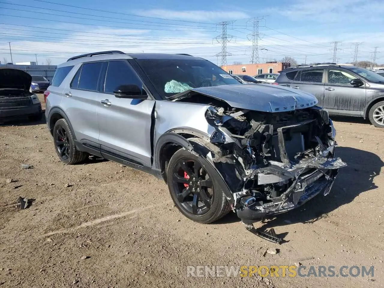 4 fotografías del automóvil dañado 1FM5K8GC6LGC76687 FORD EXPLORER 2020