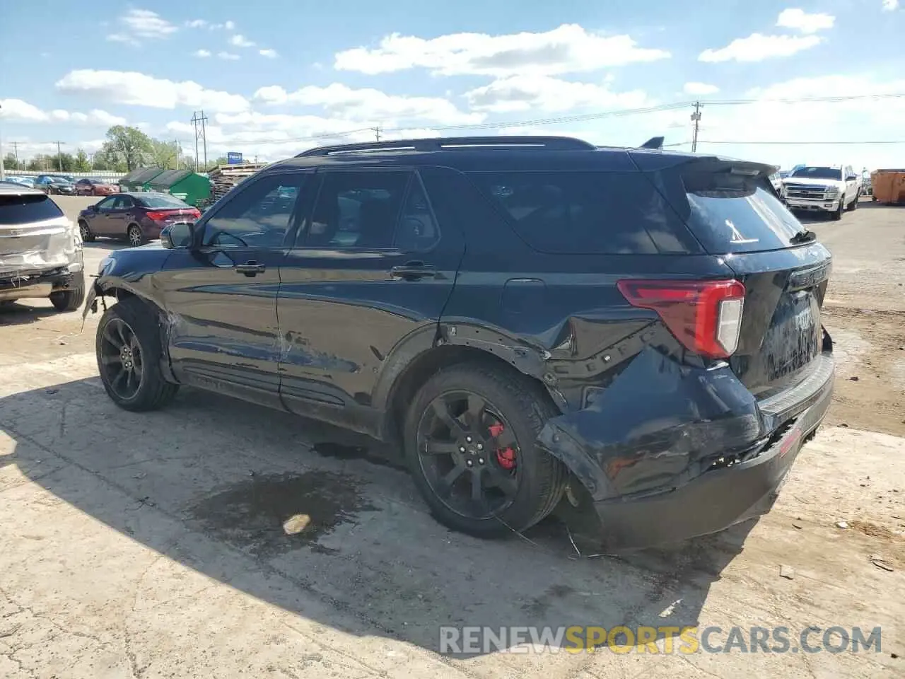 2 fotografías del automóvil dañado 1FM5K8GC9LGC04995 FORD EXPLORER 2020
