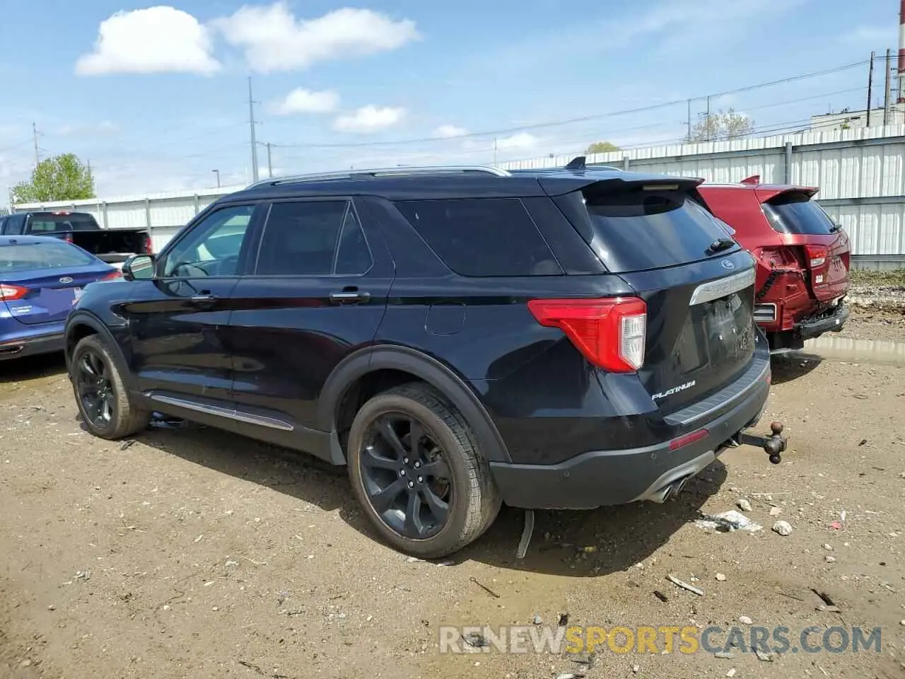 2 fotografías del automóvil dañado 1FM5K8HC0LGC74352 FORD EXPLORER 2020