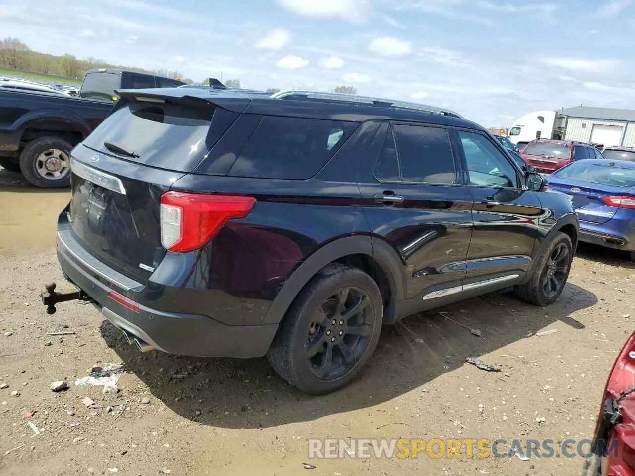 3 fotografías del automóvil dañado 1FM5K8HC0LGC74352 FORD EXPLORER 2020