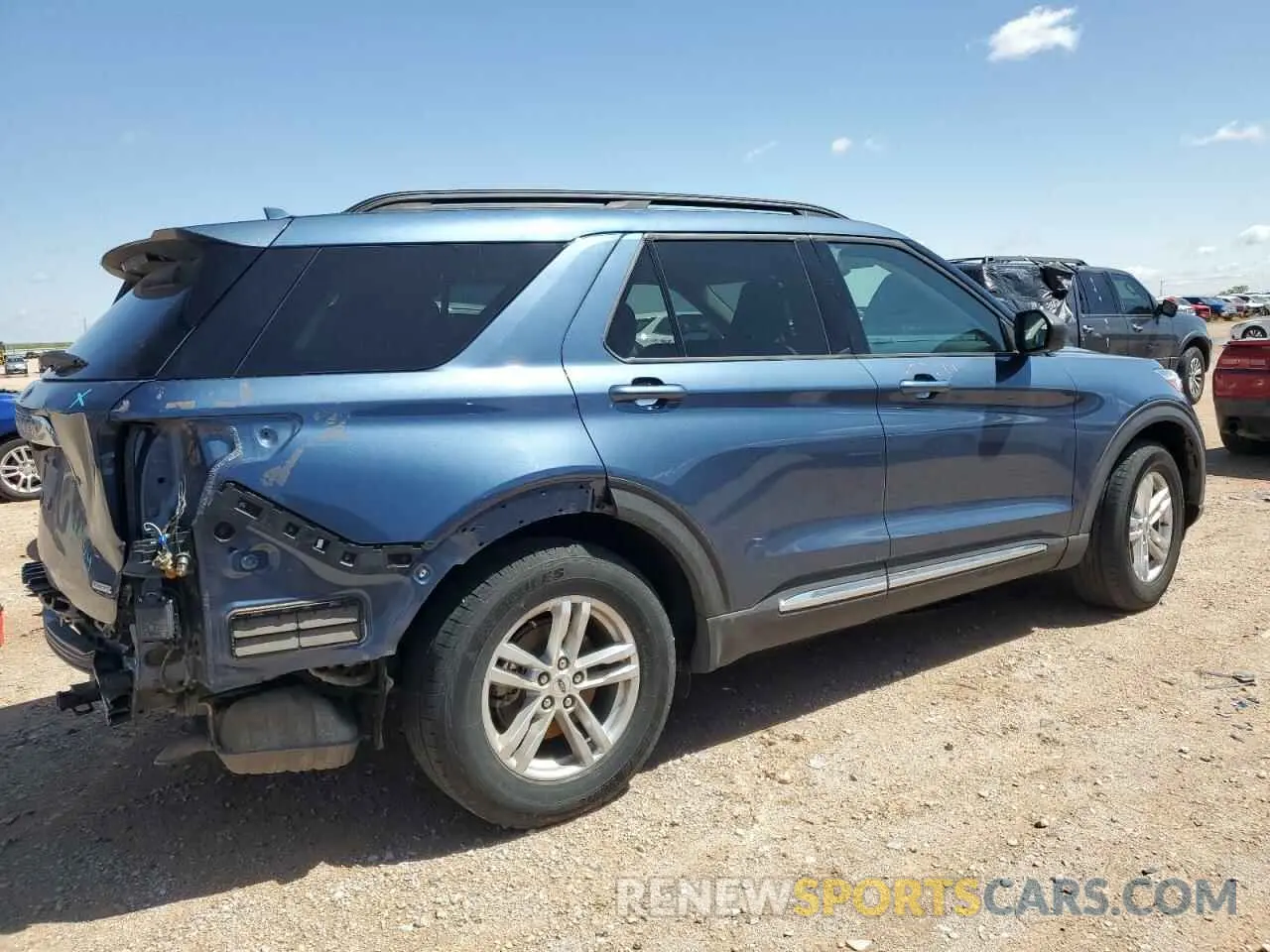3 fotografías del automóvil dañado 1FMSK7DH5LGB92972 FORD EXPLORER 2020