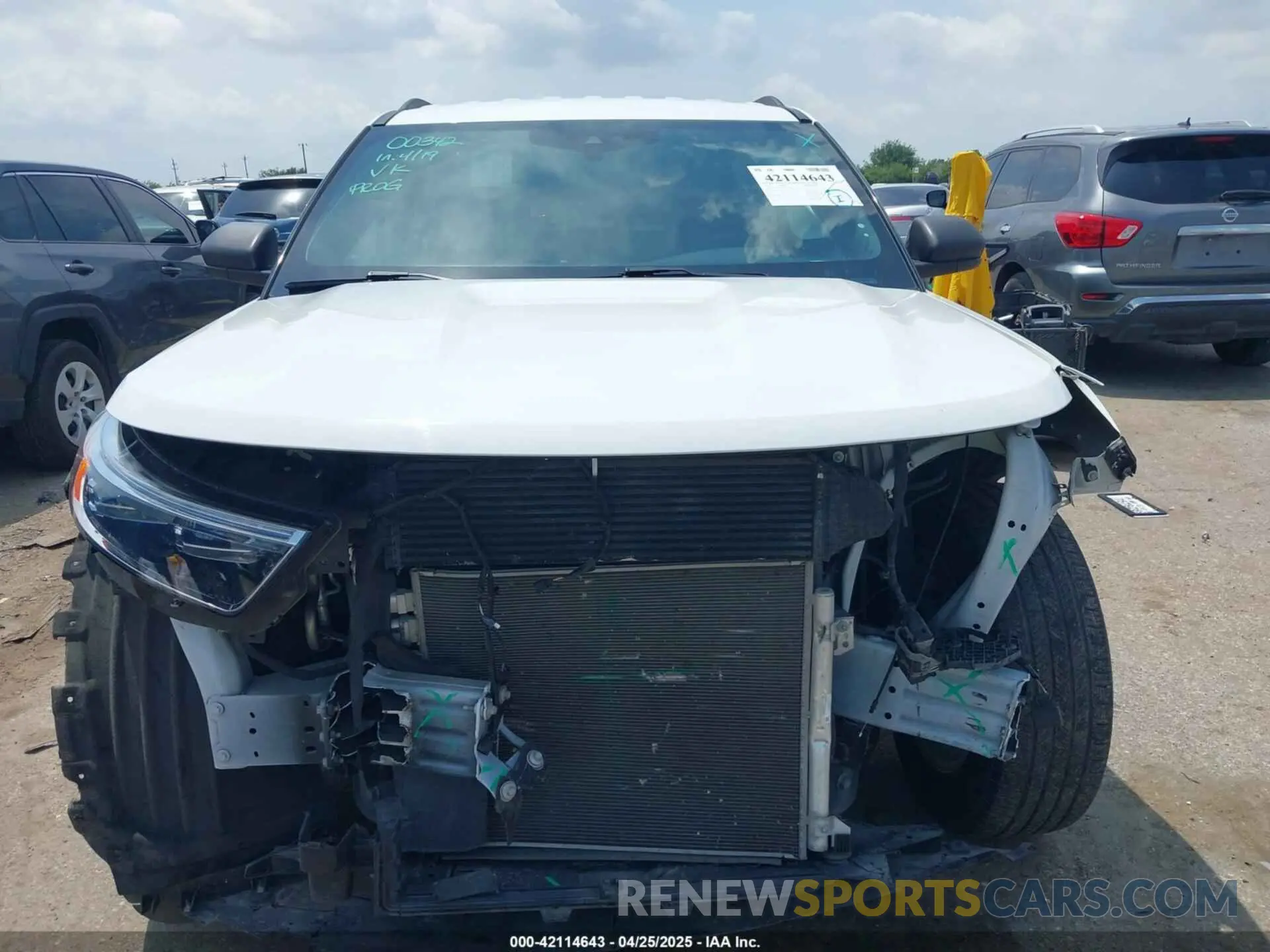 12 fotografías del automóvil dañado 1FMSK7DH7LGB21269 FORD EXPLORER 2020