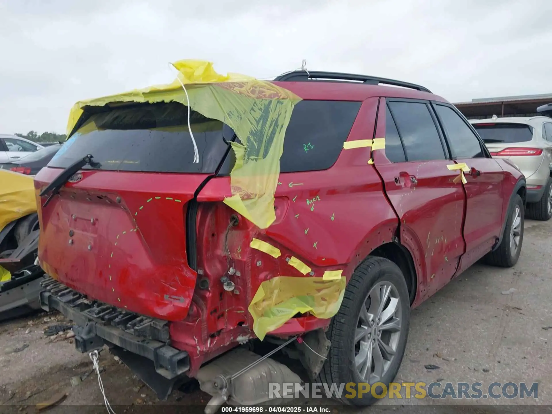 4 fotografías del automóvil dañado 1FMSK7DH7LGB35012 FORD EXPLORER 2020
