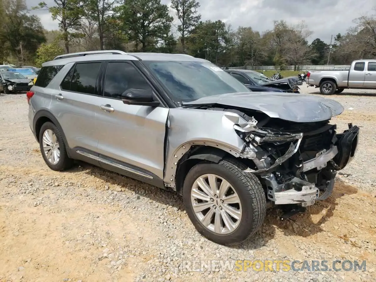 4 fotografías del automóvil dañado 1FMSK7FH3LGA58409 FORD EXPLORER 2020