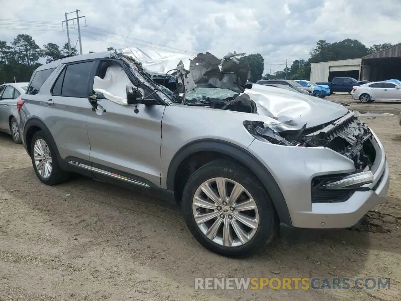 4 fotografías del automóvil dañado 1FMSK7FH6LGA10726 FORD EXPLORER 2020