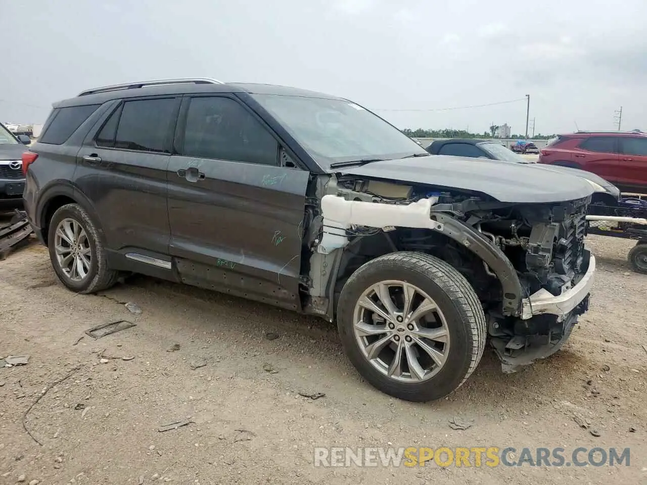 4 fotografías del automóvil dañado 1FMSK7FH7LGB52079 FORD EXPLORER 2020