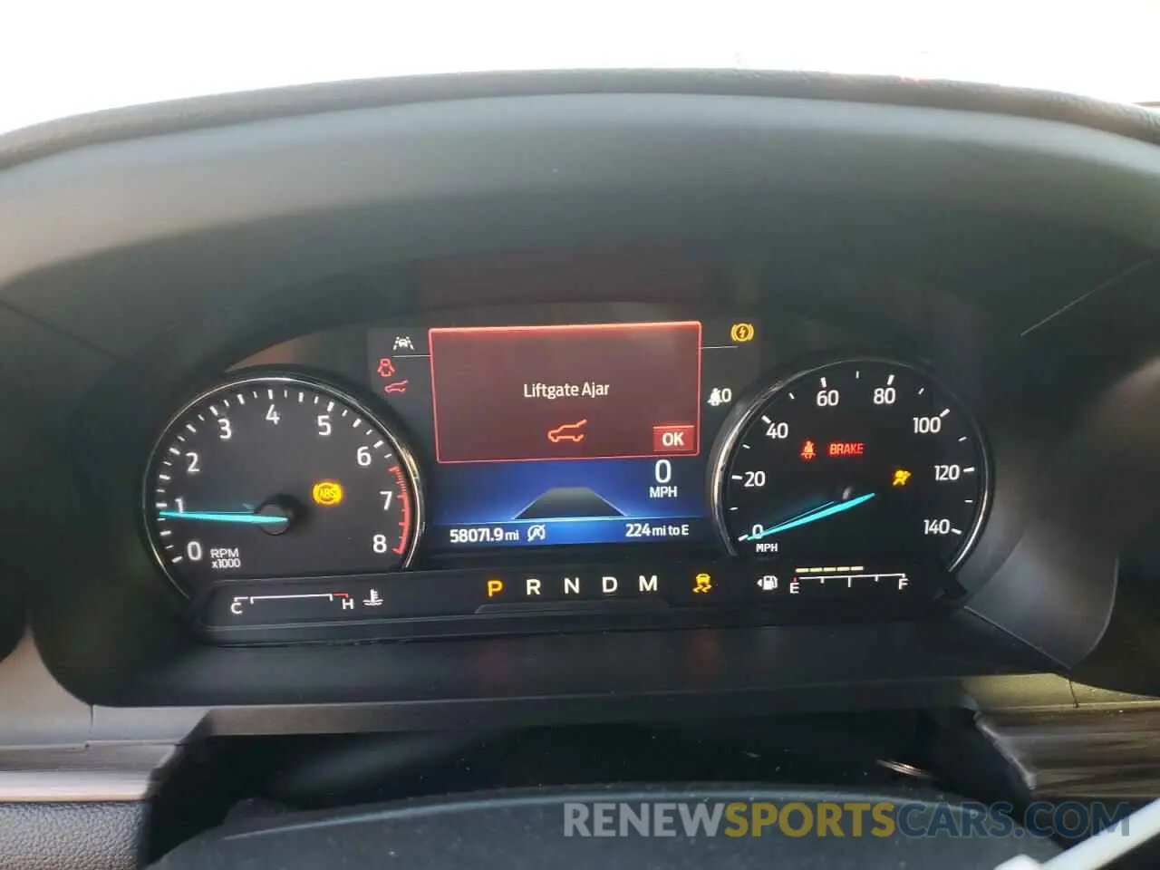 9 fotografías del automóvil dañado 1FMSK7FH7LGD12624 FORD EXPLORER 2020