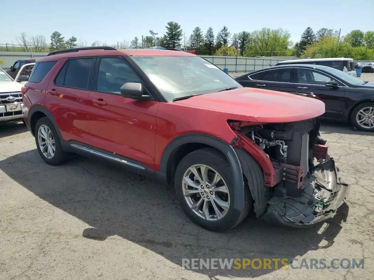 4 fotografías del automóvil dañado 1FMSK8DH1LGB14016 FORD EXPLORER 2020