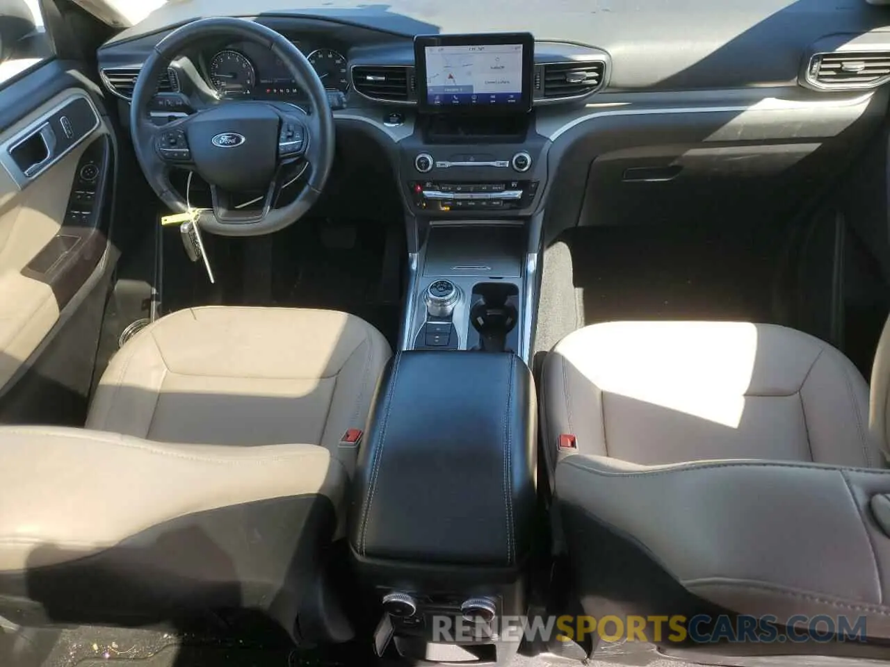 8 fotografías del automóvil dañado 1FMSK8DH2LGA22607 FORD EXPLORER 2020