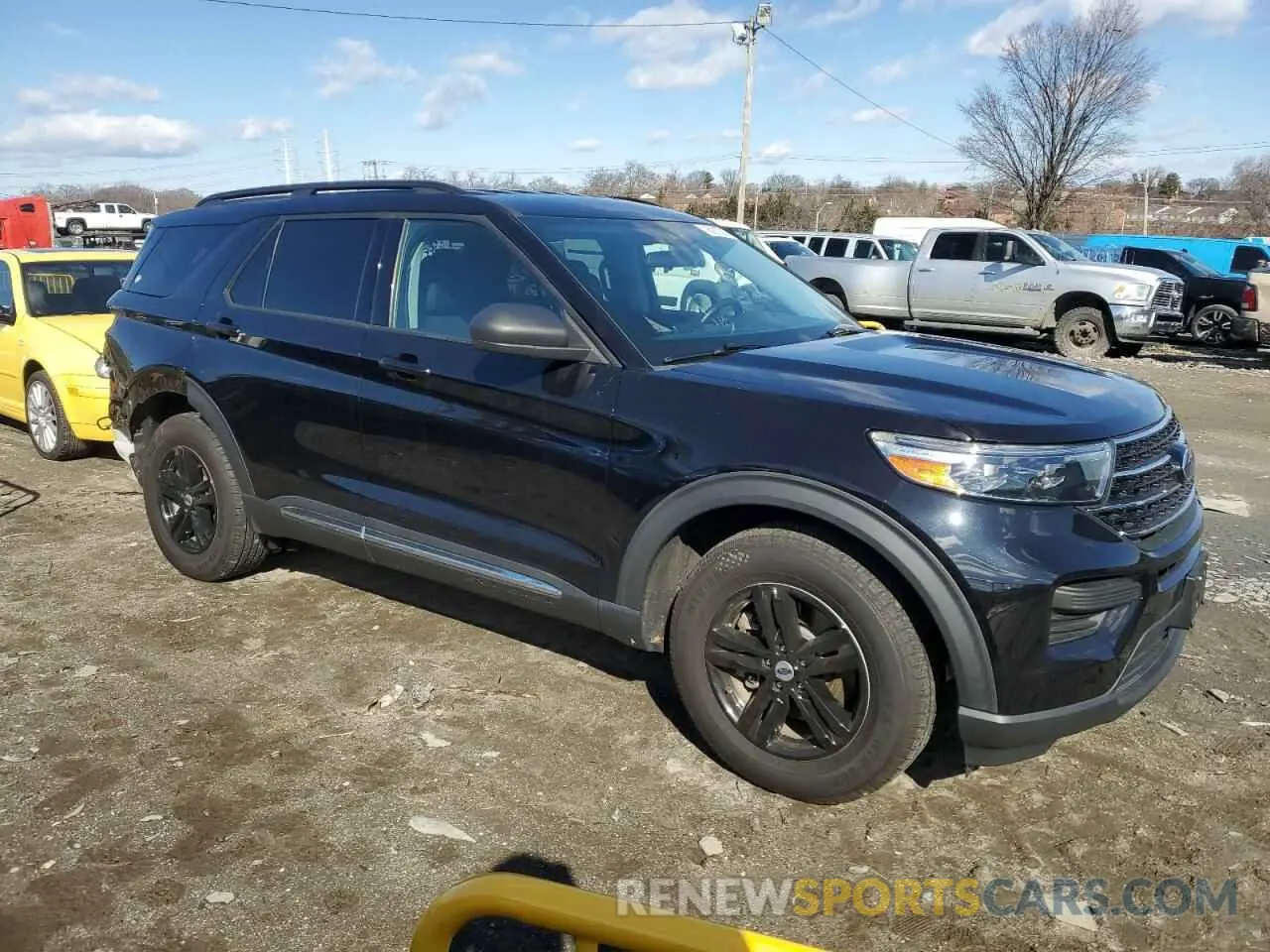 4 fotografías del automóvil dañado 1FMSK8DH4LGD13836 FORD EXPLORER 2020