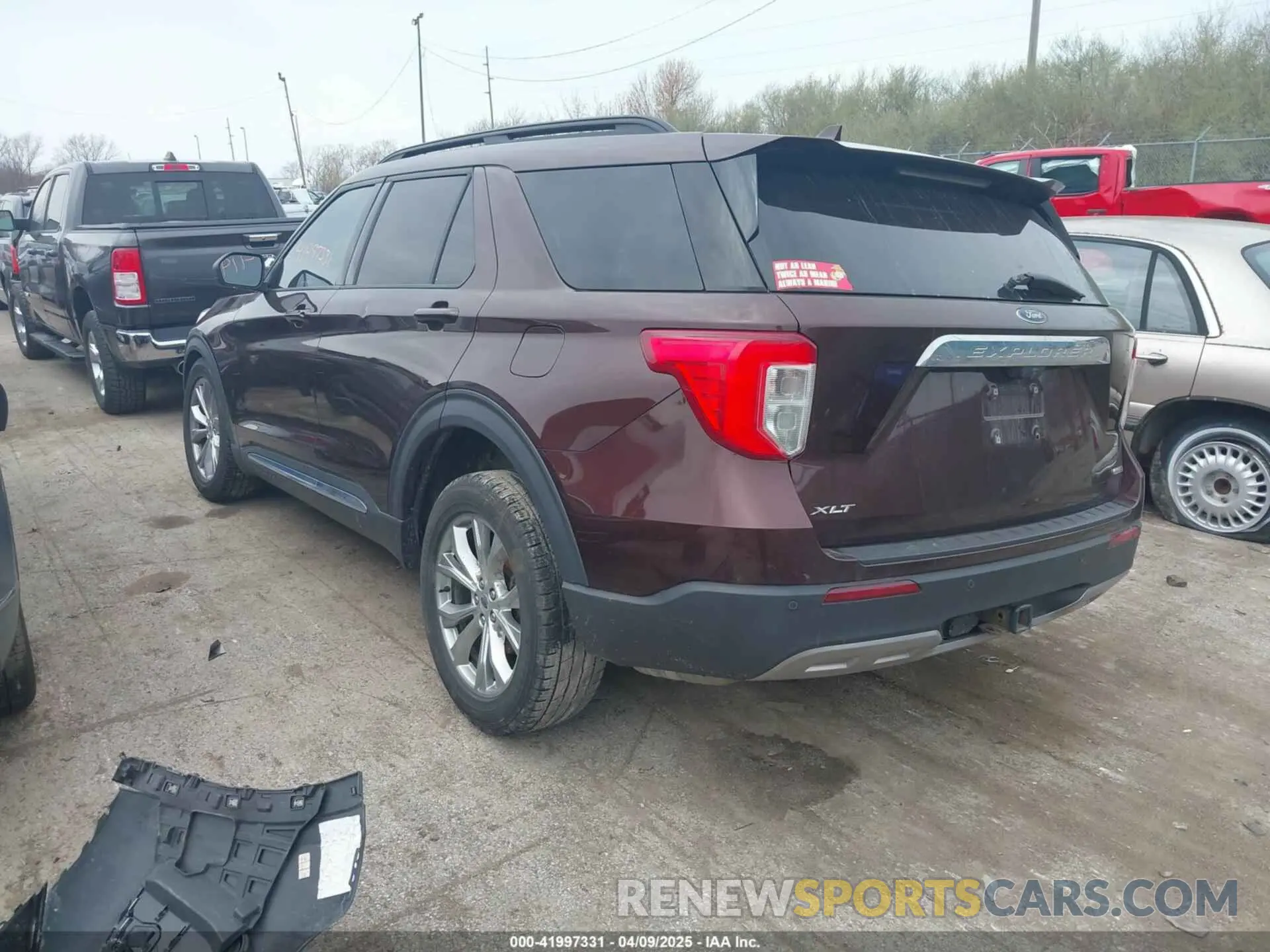 3 fotografías del automóvil dañado 1FMSK8DH9LGA09384 FORD EXPLORER 2020