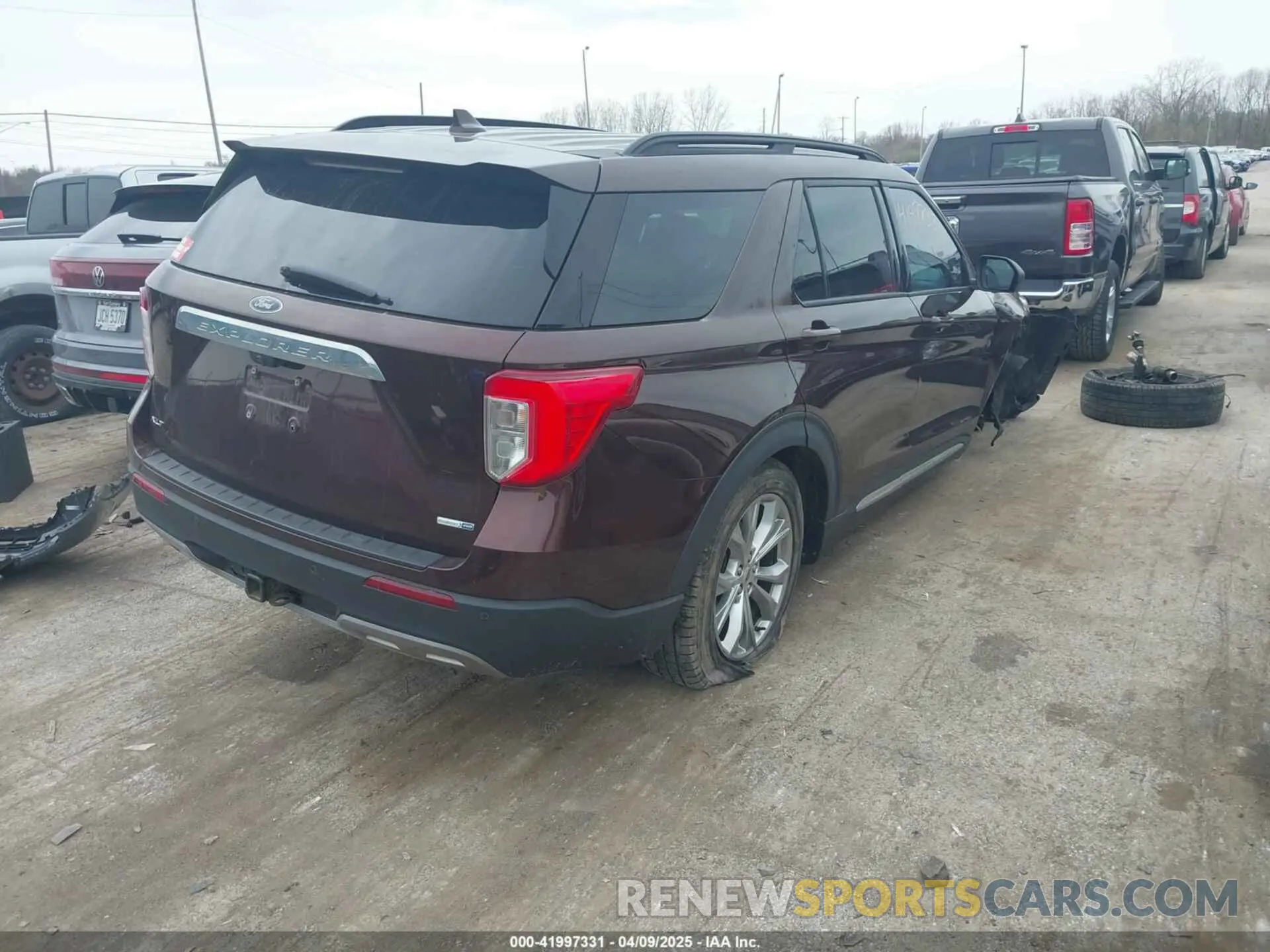 4 fotografías del automóvil dañado 1FMSK8DH9LGA09384 FORD EXPLORER 2020