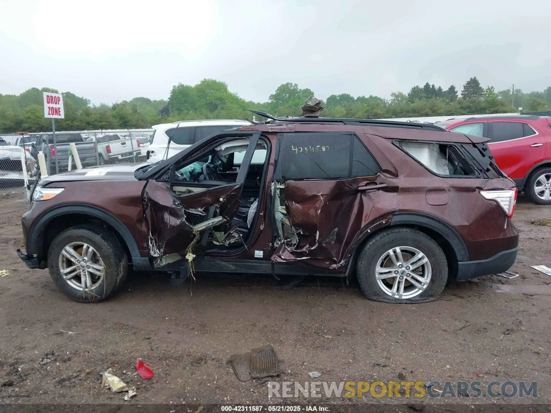 15 fotografías del automóvil dañado 1FMSK8DH9LGB28133 FORD EXPLORER 2020