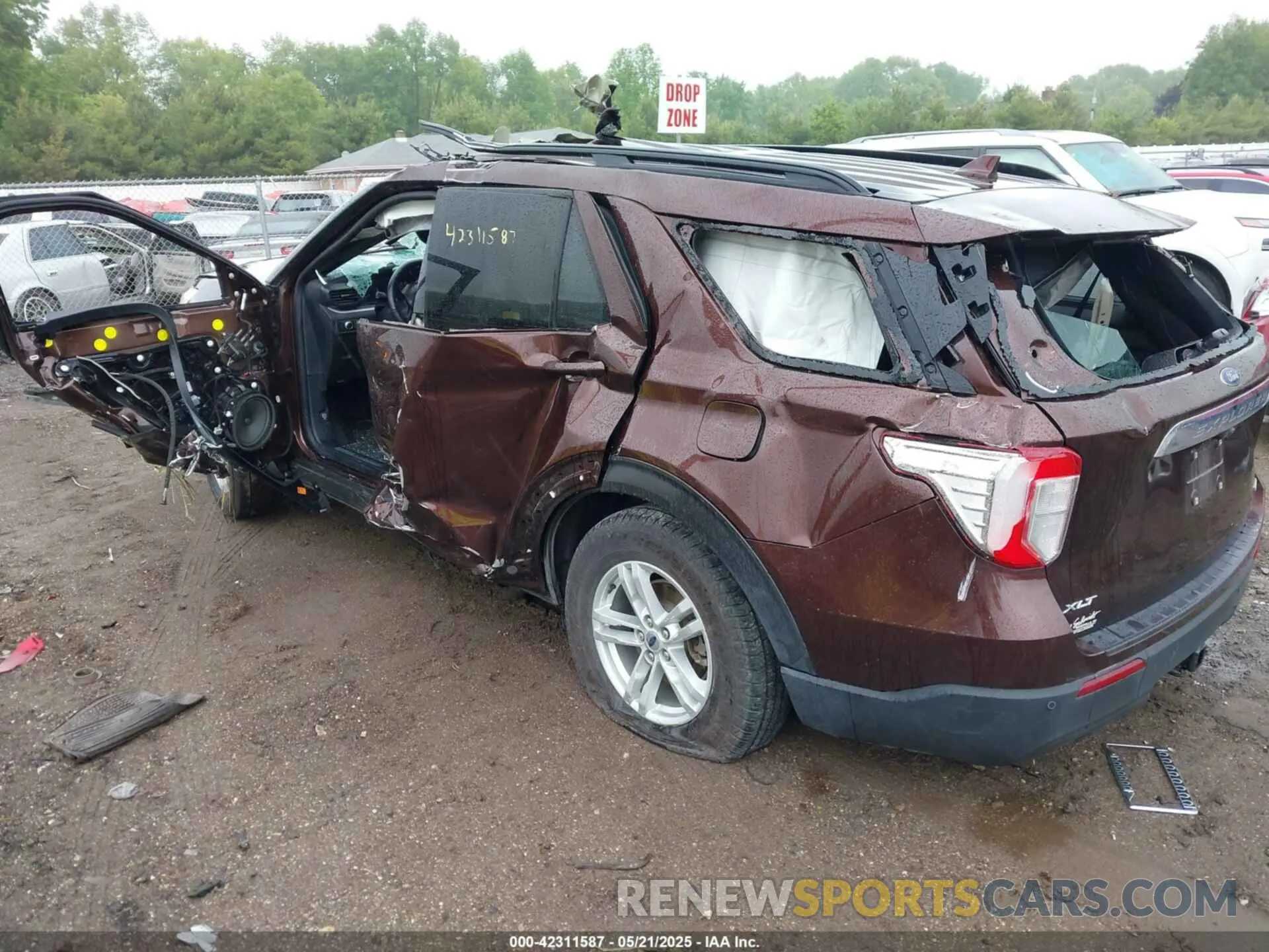 3 fotografías del automóvil dañado 1FMSK8DH9LGB28133 FORD EXPLORER 2020