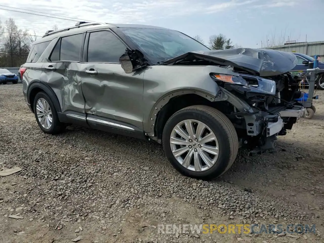4 fotografías del automóvil dañado 1FMSK8FH3LGA24279 FORD EXPLORER 2020