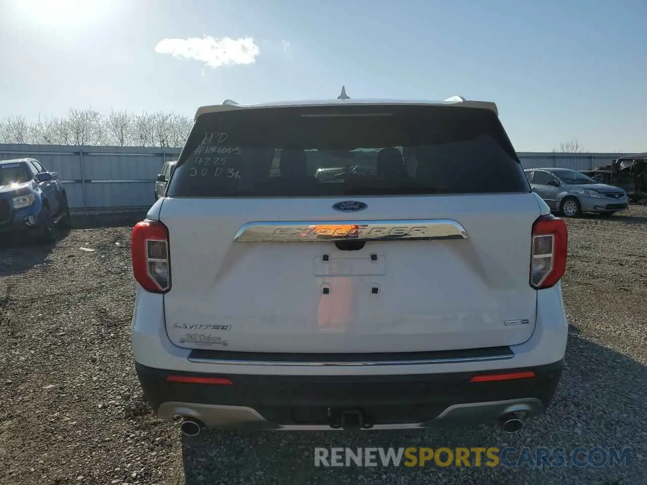 6 fotografías del automóvil dañado 1FMSK8FH7LGA13799 FORD EXPLORER 2020