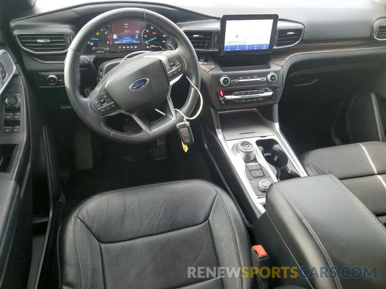 8 fotografías del automóvil dañado 1FMSK8FH9LGA76743 FORD EXPLORER 2020
