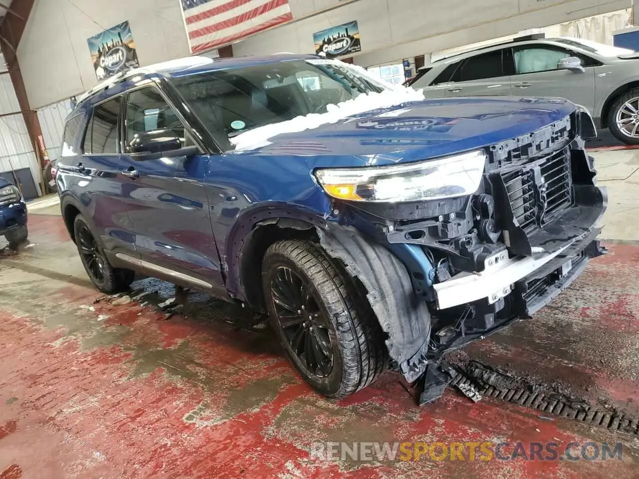 4 fotografías del automóvil dañado 1FMSK8FH9LGB62148 FORD EXPLORER 2020