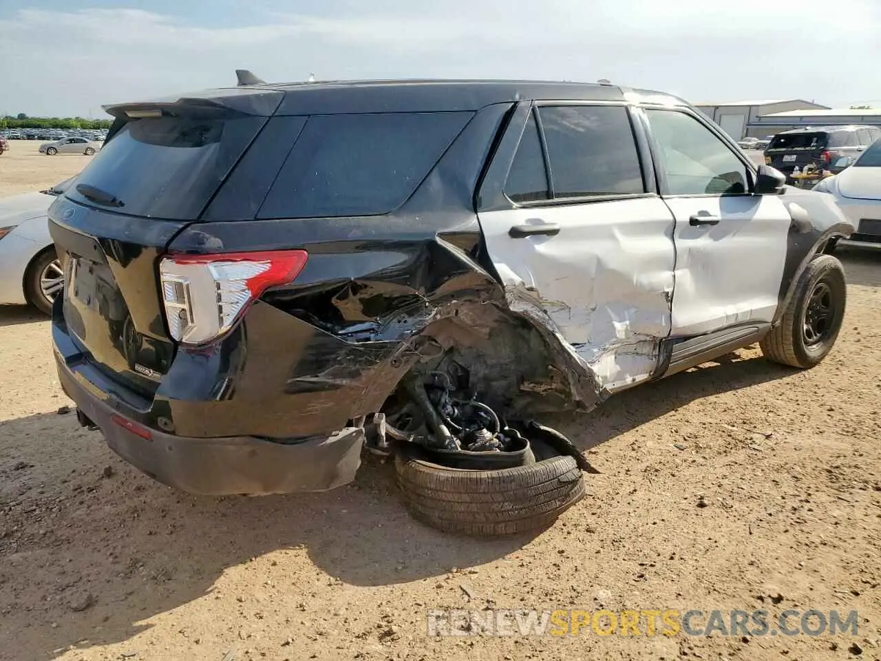 3 fotografías del automóvil dañado 1FM5K8AB3MGB99617 FORD EXPLORER 2021