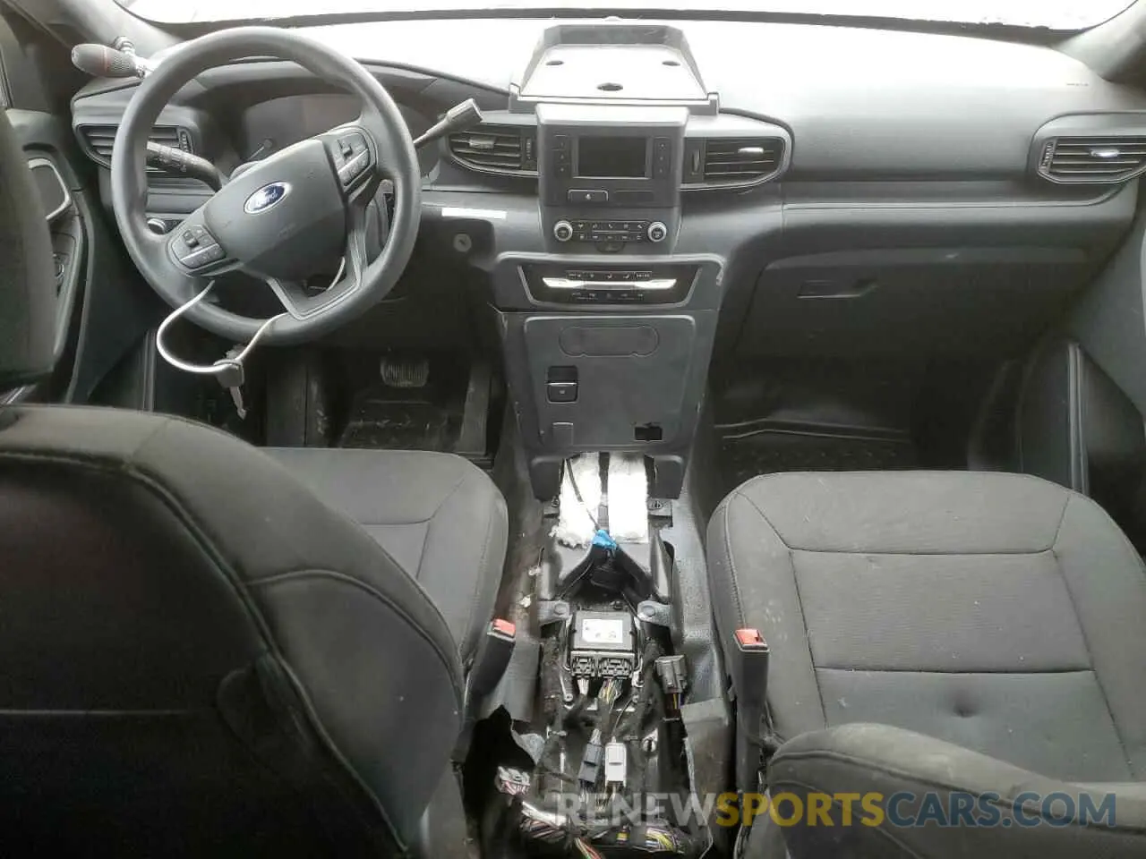 8 fotografías del automóvil dañado 1FM5K8AB3MGC27898 FORD EXPLORER 2021