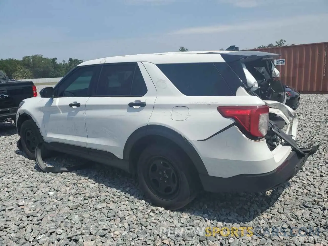 2 fotografías del automóvil dañado 1FM5K8AB4MGA46888 FORD EXPLORER 2021
