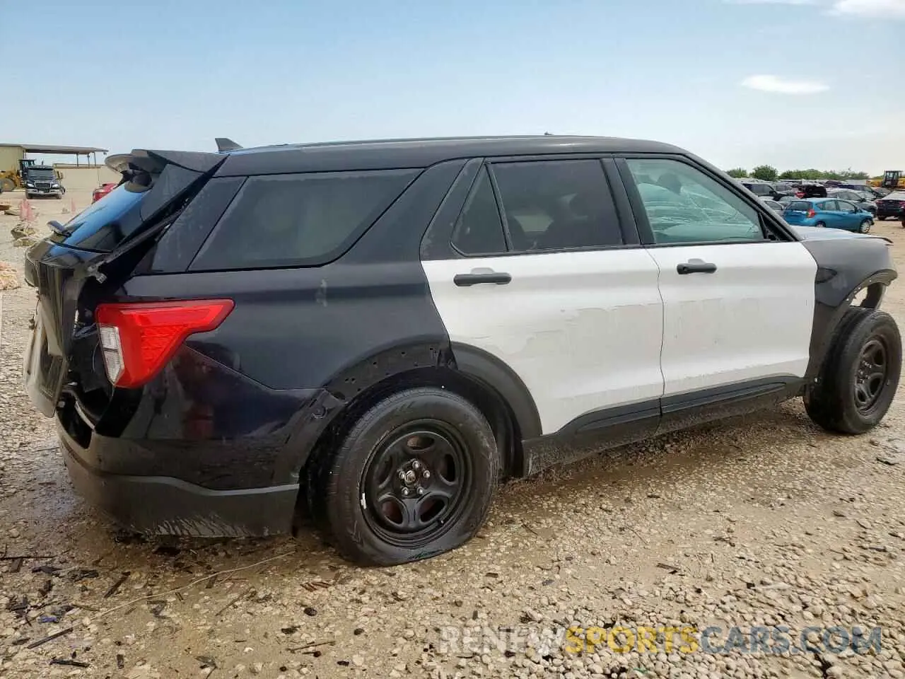 3 fotografías del automóvil dañado 1FM5K8AB4MGC31023 FORD EXPLORER 2021