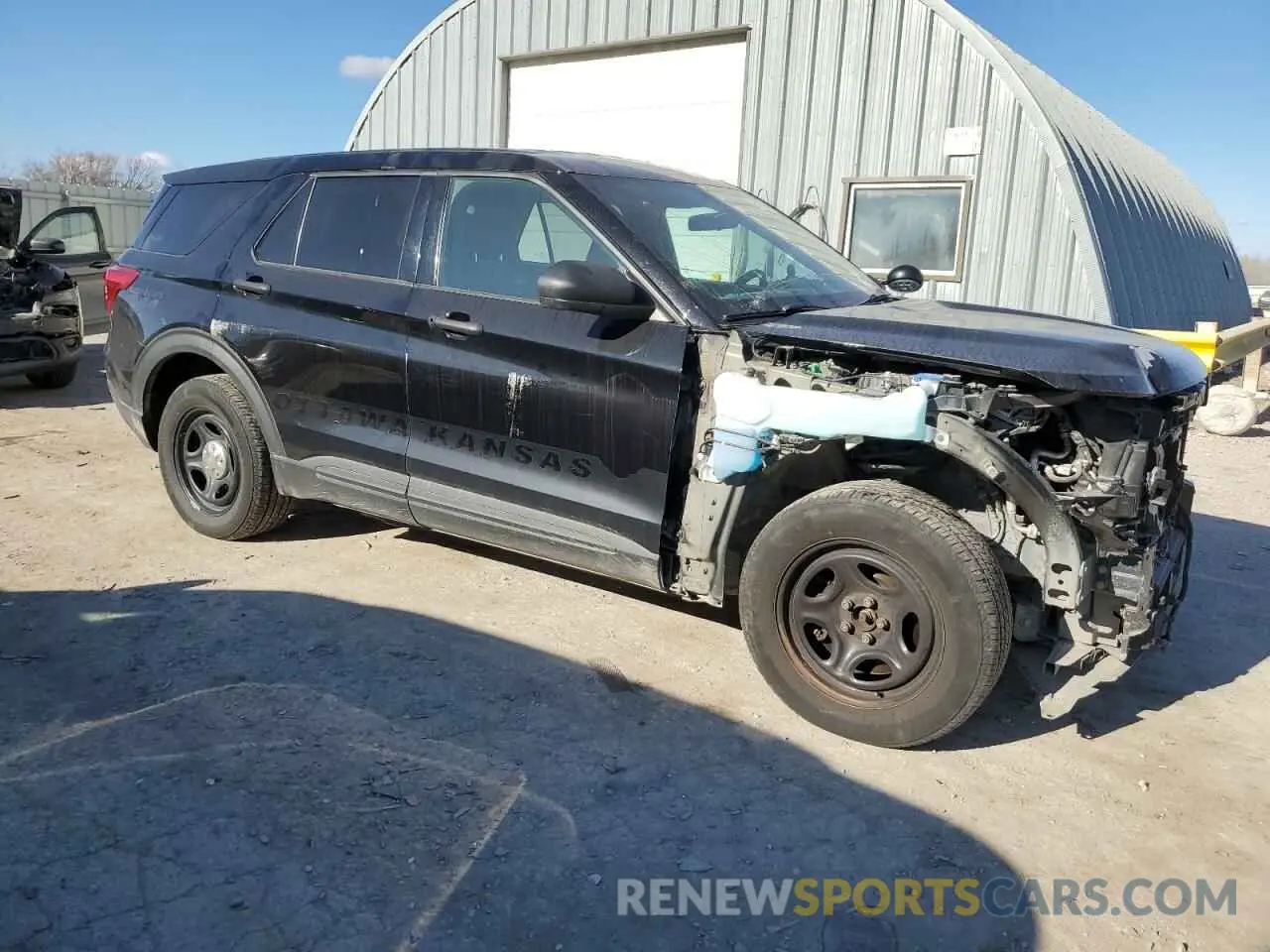 4 fotografías del automóvil dañado 1FM5K8AB5MGA42378 FORD EXPLORER 2021