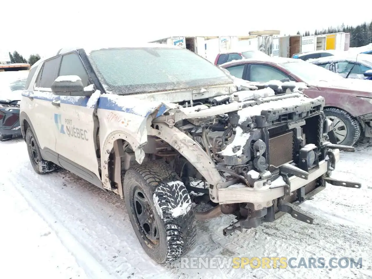 4 fotografías del automóvil dañado 1FM5K8AB6MGA08417 FORD EXPLORER 2021