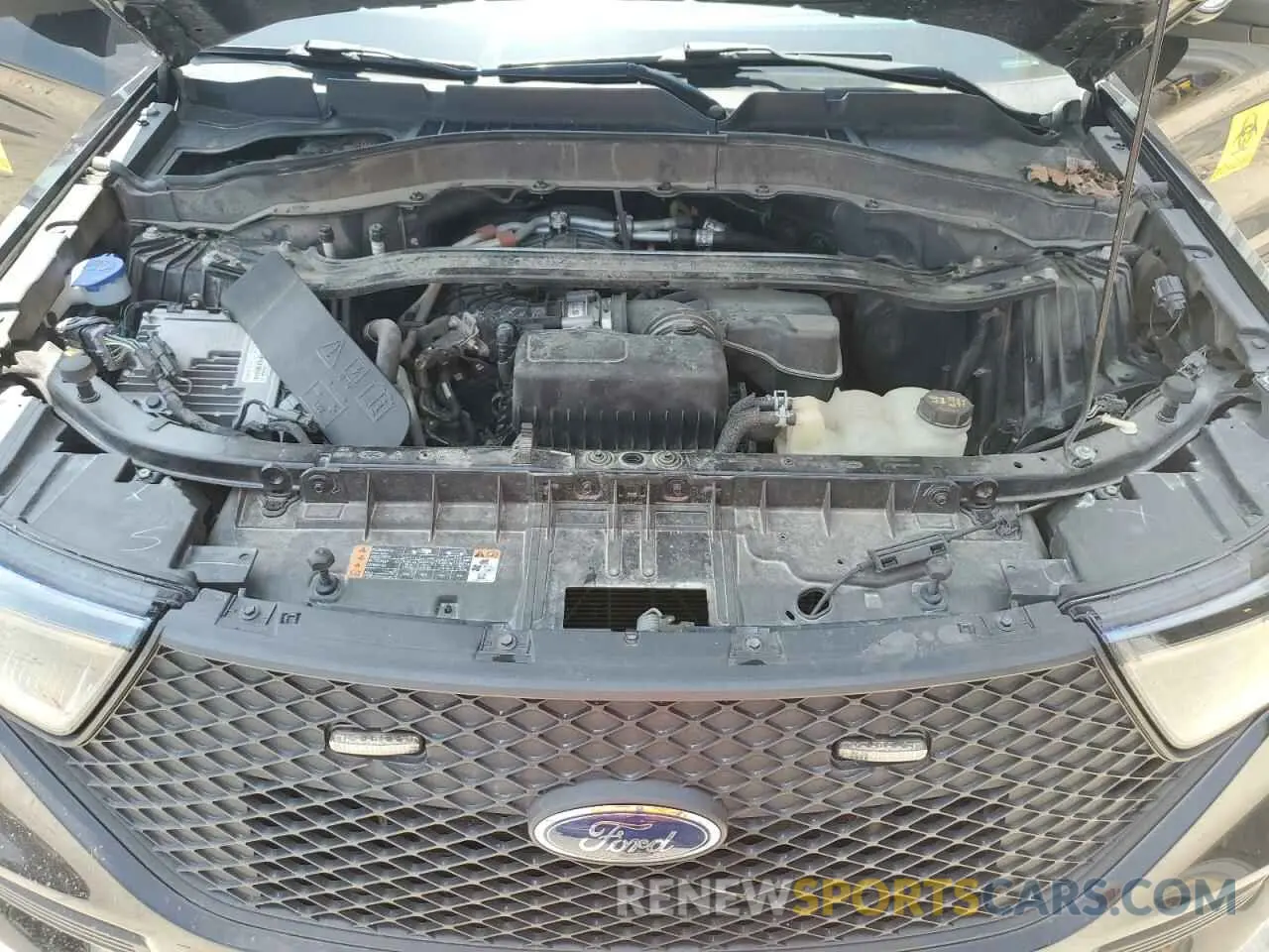 12 fotografías del automóvil dañado 1FM5K8AB6MGA44043 FORD EXPLORER 2021