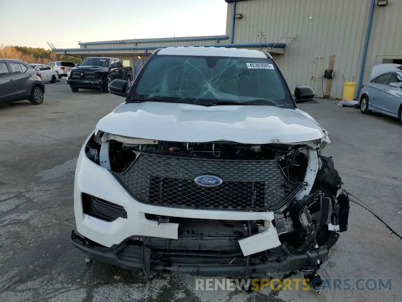 5 fotografías del automóvil dañado 1FM5K8AB8MGA96435 FORD EXPLORER 2021