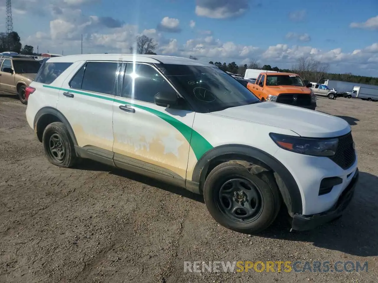 4 fotografías del automóvil dañado 1FM5K8AB9MGA06533 FORD EXPLORER 2021