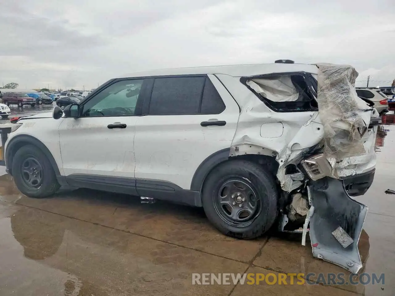 2 fotografías del automóvil dañado 1FM5K8AC3MNA02725 FORD EXPLORER 2021