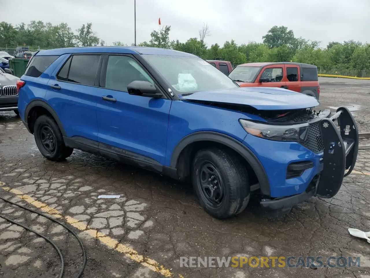 4 fotografías del automóvil dañado 1FM5K8AW6MNA19111 FORD EXPLORER 2021