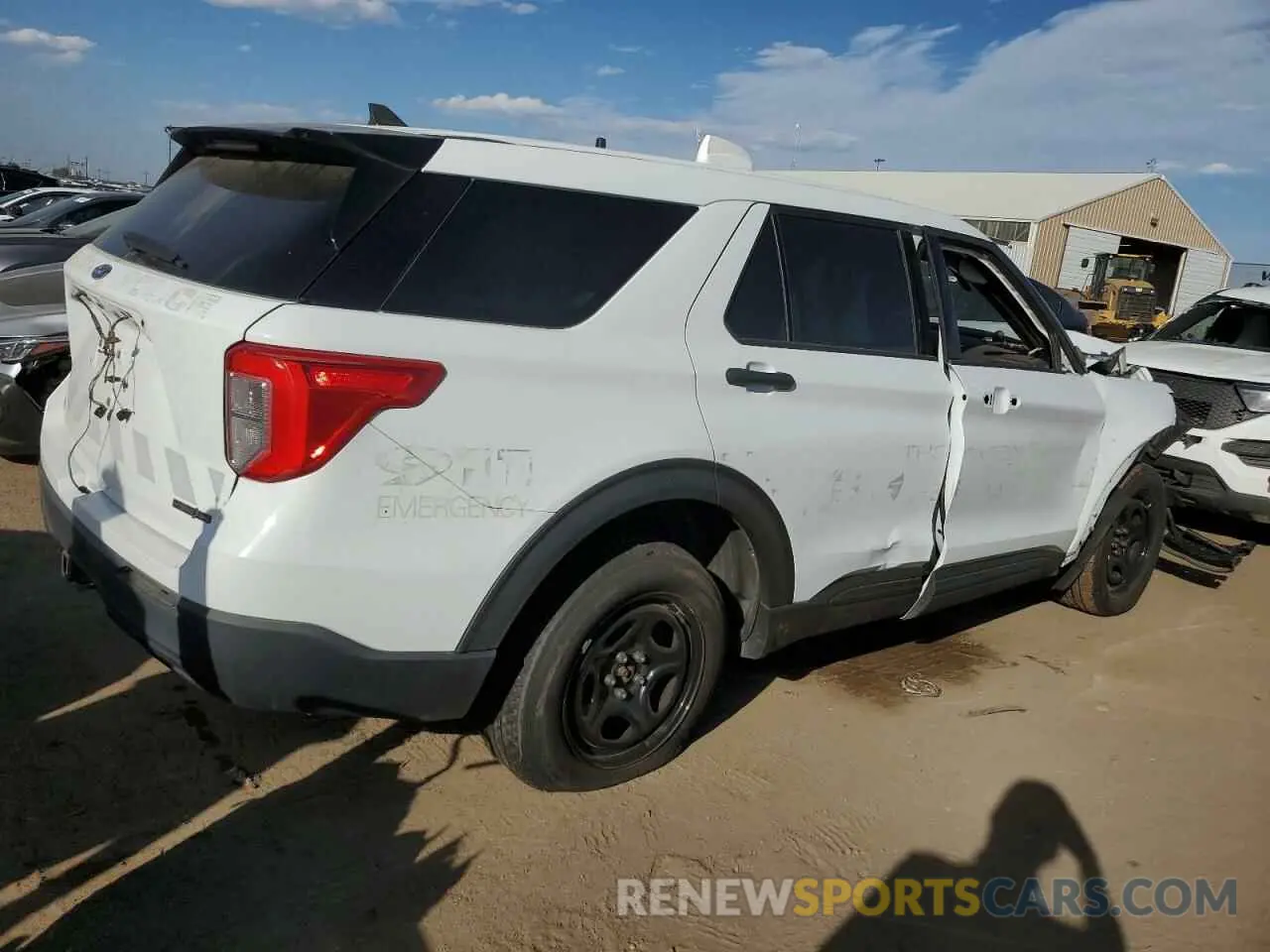 3 fotografías del automóvil dañado 1FM5K8AWXMNA19354 FORD EXPLORER 2021